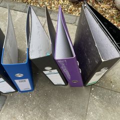 A4 ring binder folders