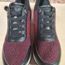 Women's Tommy Hilfiger City Iconic Knitted Trainers  Runners Purple Burgundy Size Uk 5 Eu 38 Image 5