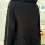 Maje black curly faux fur  jacket Image 5