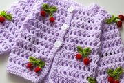 Handmade baby cardigan