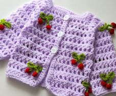Handmade baby cardigan