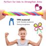 Fidget Sensory Toys for Autism, ADHD - Including 1 Stress Relief Balls, 1 Monkey Stringy Balls 2 Soybean, 2 Flipped Chain and 4 Large Size Stretch Strings - 10 Pack (FREE POSTAGE) Image 3