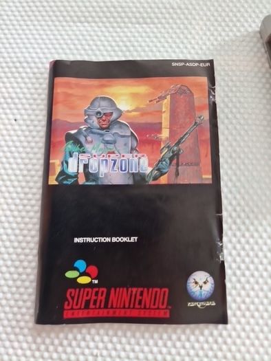 Super Drop Zone Snes Super Nintendo Arcade Retro Games Original