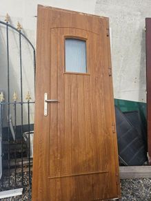 pvc double glazed door