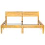 Bed Frame Solid Mango Wood 140 cm Image 4
