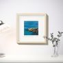 Baily Lighthouse, Howth, Dublin, print in 25cm sq frame, by artist Helen Mathews Image 2