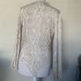 Cream & Gold bodysuit. Size XS Image 3