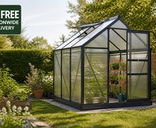 6 x 6ft Polycarbonate Greenhouse