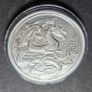 1 oz Silver 1 Pound Coin Ascension Islands Lunar Dragon 2024 Image 4