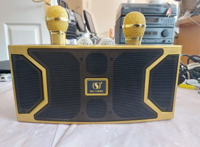 Loa karaoke SU-YOSD YS-211, Bluetooth Speaker, Dual Microphone, Both speaker and Microphones USB C Charged