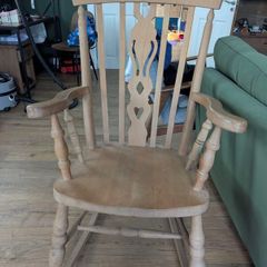 Solid wood rocking chair