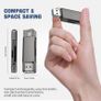 Adapter for SDHC/SDXC/MMC/Micro SD, Compatible with iPhone 16/15 Plus Pro Max, MacBook Pro/Air, Chromebook, Galaxy Image 8