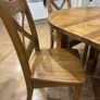 Small round EXTENDABLE dining table & 4 chairs Image 4