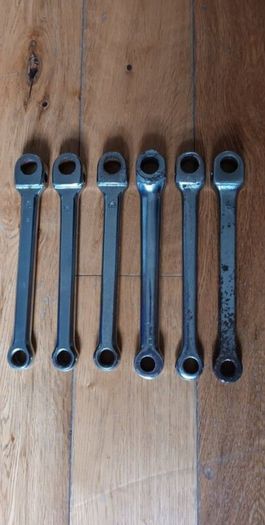 Vintage Bike Chrome Cranks x6
