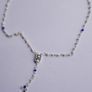 Vintage short Rosary in a Decorative Box length 10" Image 2