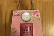 Godmother present candle and candle holder Brand New