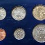 USA sealed BUNC certificated coins set incl JFK Half & George Washington Dollar Image 4