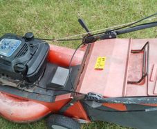 self-drive lawnmower