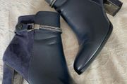 Navy Ankle Boots - Redz - Size 40