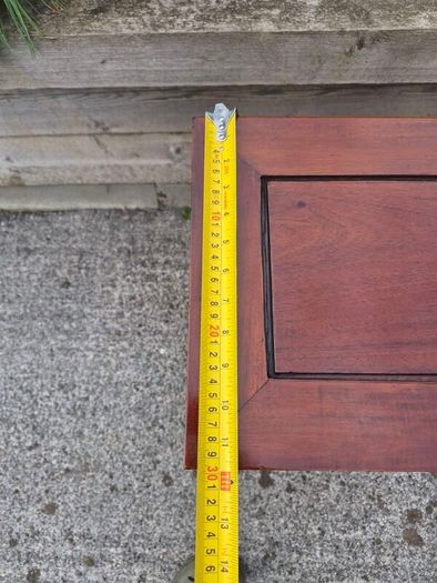 mahogany occasional table