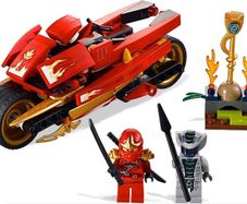 Lego Ninjago 9441: Kai's Sky Cycle (2012) 100% Complete (NO BOX)