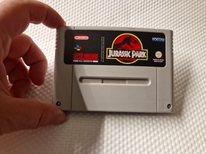 Jurassic Park Super Nintendo Snes Arcade Retro Games Original