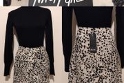 NASTY GAL Animal Print Skirt, new with tags,