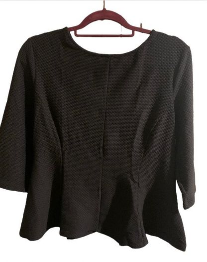 Peplum Top 3/4 Sleeves Size 20