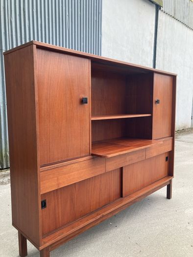 1960s Teak Highboard - Warehouse and Showroom Open Saturday 25th April 12 til 4pm Eircode R95T227
