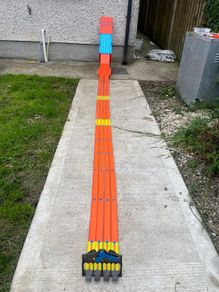 Hot Wheels Track Builder Race Crate Launch + 40ft Track