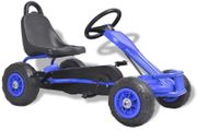 Pedal Go-Kart with Pneumatic Tyres Blue