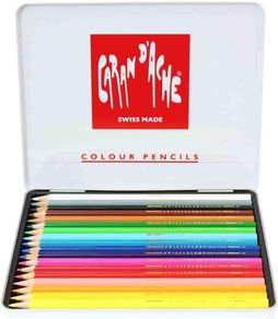 Caran dAche Swisscolor Pencils (18 in a Metal Box)
