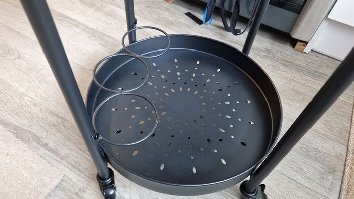 Metal bar trolley