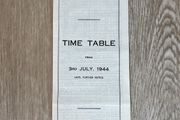 Giants Causeway and Portrush Electric Tramway Timetable 1944