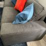 Large sofa in good condition dark grey. Image 2
