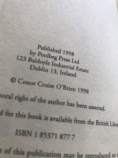 Conor Cruise O'Brien