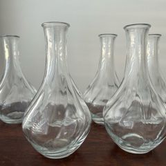 6x Glass Vase.