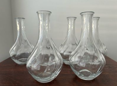 6x Glass Vase.