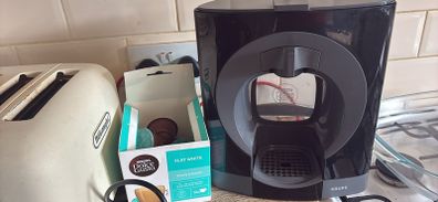 Krups coffee machine and pods