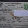 1956 Vintage Irish Driving Licence Image 2