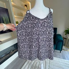 Ladies Thin Strap Vest Top Size 5XL UK 22 / EU 50