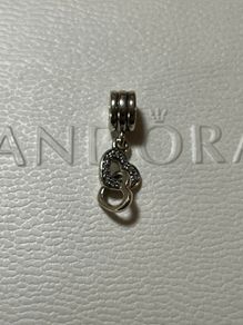 Pandora Interlocking Hearts Dangle Charm-brand new
