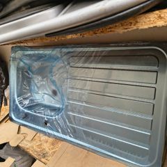 brand-new stainless steel kitchen sink unit