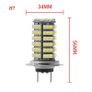 2x 120SMD 3528 White DC12V 12V Super Bright White Fog Lights H3 H4 H7 H8 H11 9005 9006 Car Bulb 3528 LED Headlight Fog Lamp Image 6