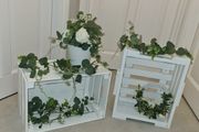 White Wooden Crates for Hire/Rent