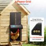 Automatic Chicken Coop Door Battery Powered Chicken Coop Door with Timer & Manual Setting Image 4