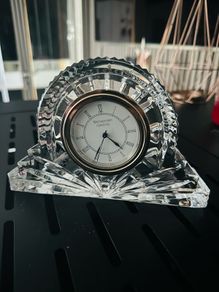 waterford crystal heritage cottage clock