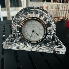 waterford crystal heritage cottage clock