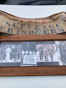 Suffragette banner