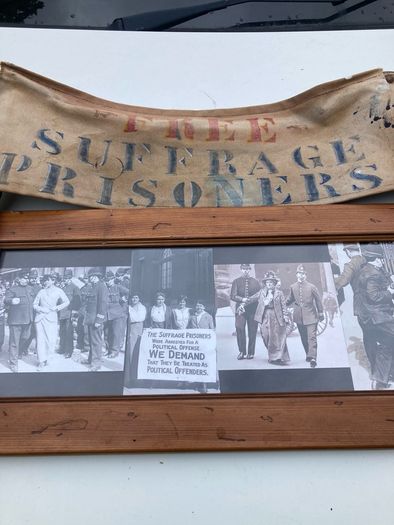 Suffragette banner